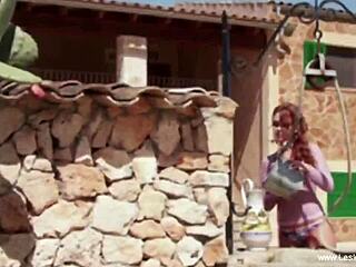 rebekah and tereza explore their lesbian sides just to masturbate