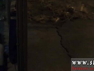 Public Bondage Makes Fuck Doll Cum