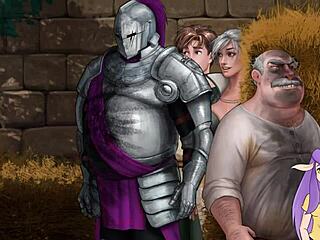 Elf gets rough sex with monster cock in anime