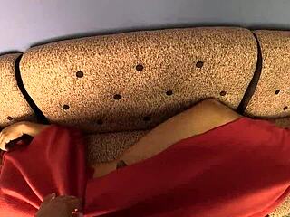 giving my first anal to daniel for his hard work, screaming on the couch!