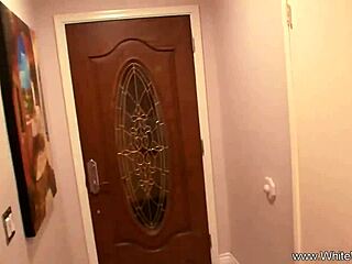 blonde cougar takes bbc in wild threesome