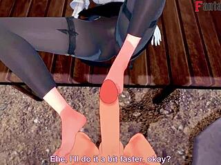 Clorinde's intense blowjob in Genshin Impact fantasy overwhelms my senses