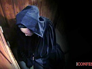 Faye Rampton, the redhead milf from Confessionfiles, sucks and deepthroats while fingering herself. She also masturbates with her bubble butt on display.