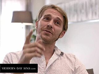 Perverted Husband Fucks Wife Hard and Deep with Tattoos and Big Ass