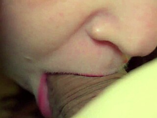 i give a sensual blowjob and she cums in my mouth