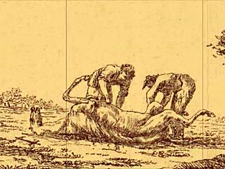 Vintage erotic illustration evokes timeless beauty