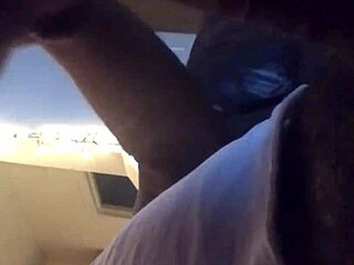 Pretty ebony delivers sloppy blowjob to thickdickbandit