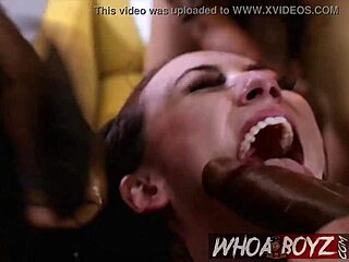 Mandy Muse's anal gangbang ends in creampie destruction