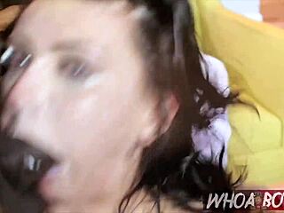 Mandy Muse's anal gangbang ends in creampie destruction