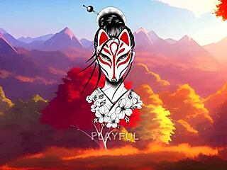 project myriam kicks off with blonde cosplay and sneaky upskirt outdoors