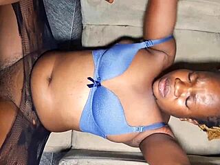 I spent an unforgettable night banging with a stunning Nigerian porn actress in wild action.