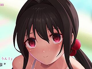 Swimsuit girls strut in wild anime hentai scenes