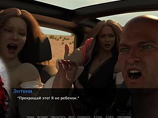 project myriam kicks off with blonde cosplay and sneaky upskirt outdoors