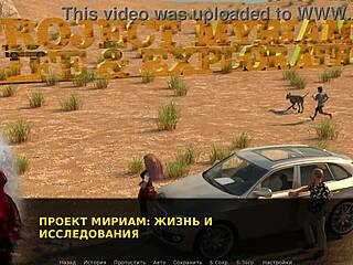 project myriam kicks off with blonde cosplay and sneaky upskirt outdoors