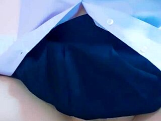 Thai Student in Uniform Rides Cock Hard After School. Her Tight Pussy Drips as Creampie Hits!