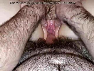 Amateur wife's wet pussy fucked and groped in POV closeup