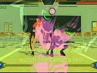 Horny gaming hentai fighter game H3Video1 gets wild in action