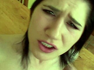 fill the wet pussy of horny brunette slut eager for cock