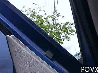 Chrissy Saunders Gives Dirty POV Blowjob To European Teen Cock