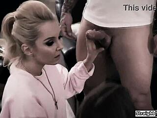 Defiant Lesbian Refuses to Be Fucked Straight by Man