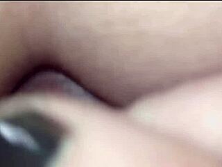 sissy sneaks a peek at mature woman bathing with toys