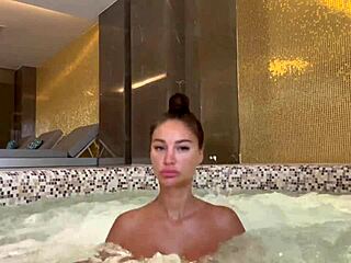 monika fox masturbating and squirting wild in jacuzzi