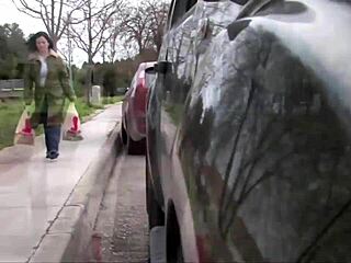 busty spanish babe gets drilled hard in a public park