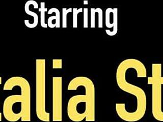 Natalia Starr Strips Sexy Bikini to Ride Wild Sex Machine in Lingerie