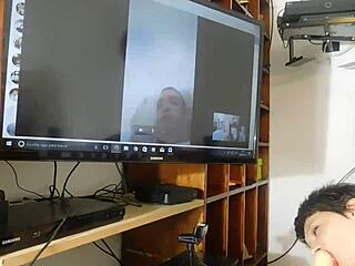 Hey, watch this slut and her man nail intense anal on webcam