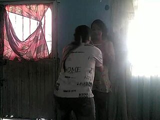 Favorite neighbor demands pussy and ass licking from lesbian amateurs