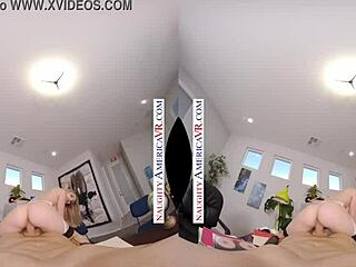 i'm abby adams giving you a handjob and fucking in your office with my small tits