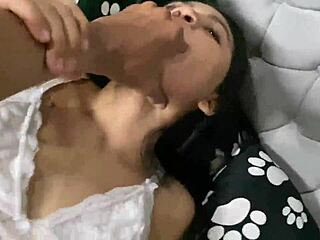 stepsister notices erection and craves sex