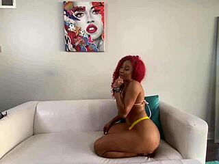 Rome major pounds redhead barbie's pussy hard in lingerie