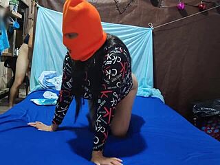 Is she riding that big cock doggy style wildly? Homemade amateurs explore shaved pussy pleasures.