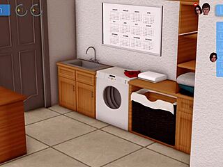 Halloween special with ripped clothes in free use house