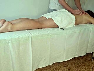 Real Massage Ends with Intense Creampie Action