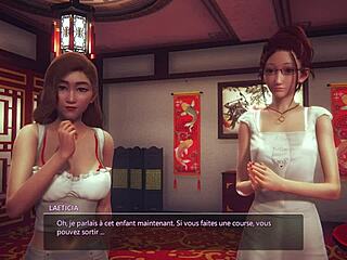 3D Animation HS2: Two Brunette Babes in HOT SEX Action for Cartoon Hentai Fans