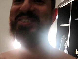 Wife Fills Mouth With Husband's Cum