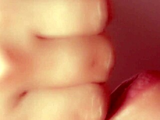 Guess what? My parents are out while I get cum close-up