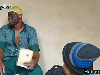 uh, girl got creamy hairy pussy slammed by student... almost caught by mom