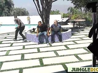 Yo Danielle Derek, getting slammed by stepsons' black pals!