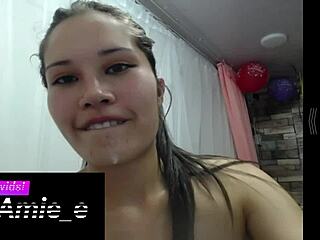 Watch this asian slut gag and spit on deepthroat! 🔥