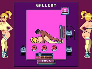 roller babe, wanna try outdoor bdsm with muscular guys in hentai game