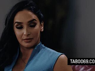 Busty Stepmom Sheena Ryder Gets DPed Hard