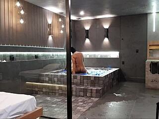 I’m Wild in the Tub, Couldn’t Resist Raw Sex with This Brunette’s Tight Pussy