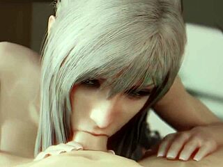 Aranea from final fantasy xv in hentai action