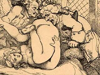 Vintage Erotic Drawings Showcase Retro Anime in Sensual Antique Style