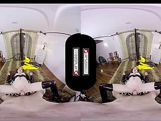 In this BATGIRL cosplay, the BAT SLUT wants to FUCK you SILLY while wearing VR GOGGLES, POV blowjob action