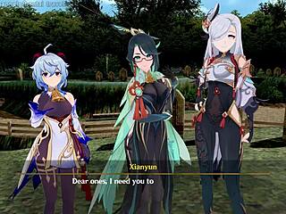 genshin impact xianyun explores intense anime training sessions