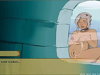 Busty Korra Gives Intense Handjob in Four Element Trainer